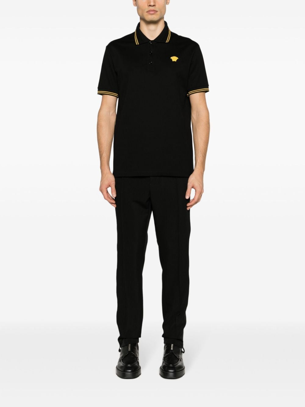 Logo piquet polo shirt