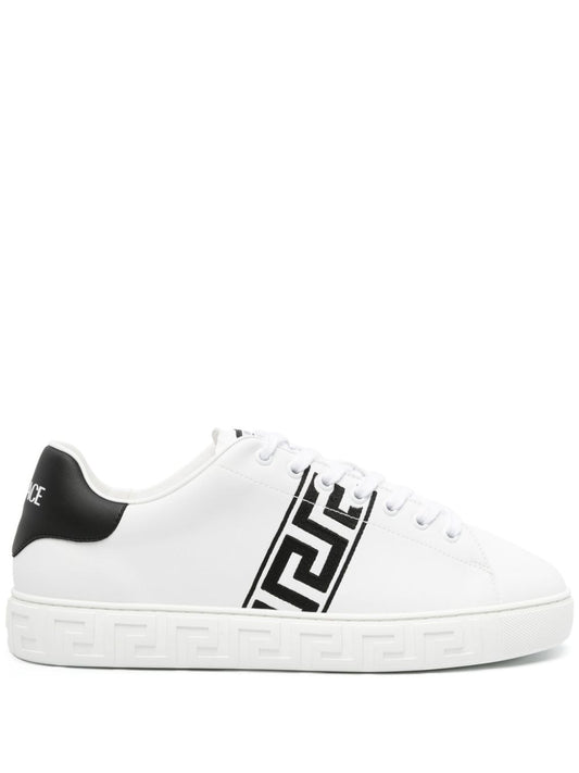 Greca embroidered sneakers