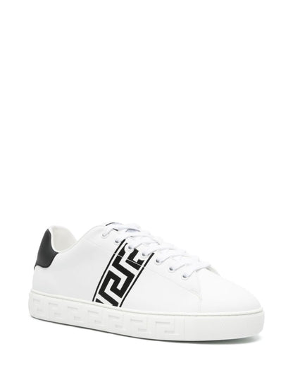 Greca embroidered sneakers