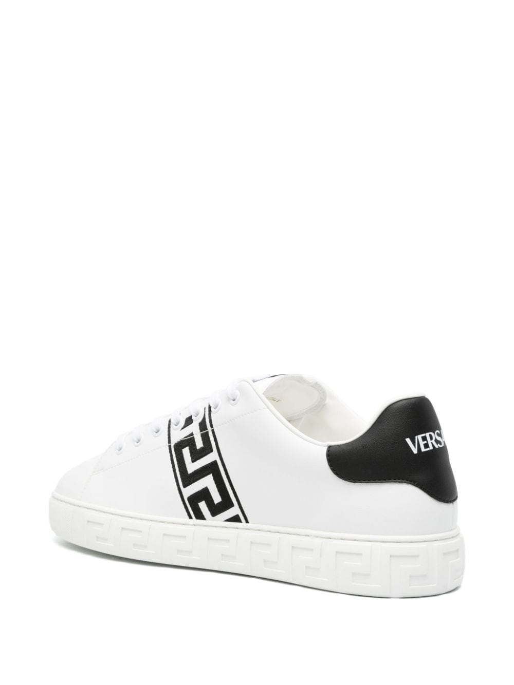 Greca embroidered sneakers