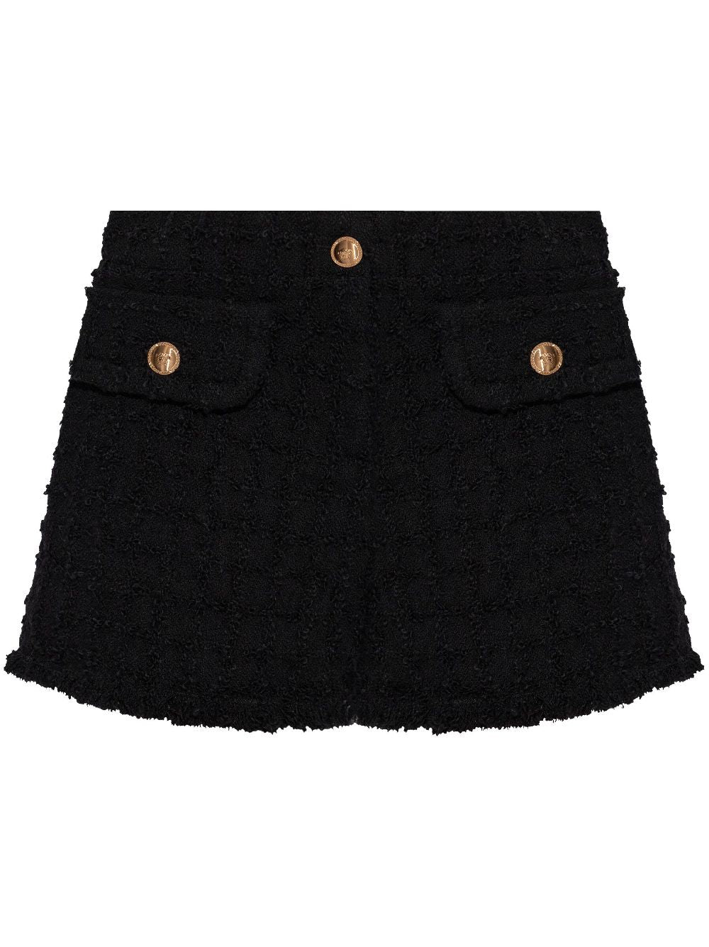 Bouclé tweed shorts