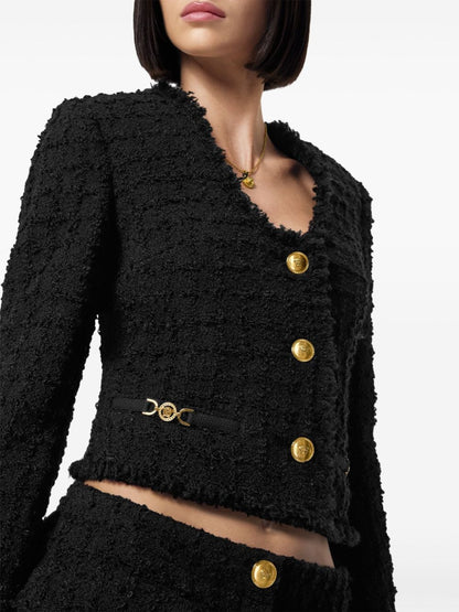 Bouclé tweed jacket