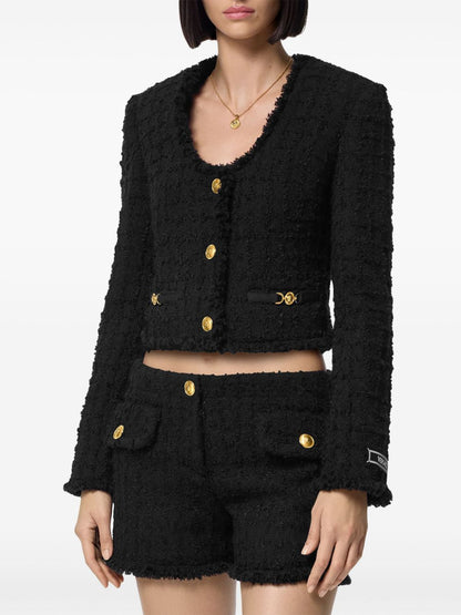 Bouclé tweed jacket