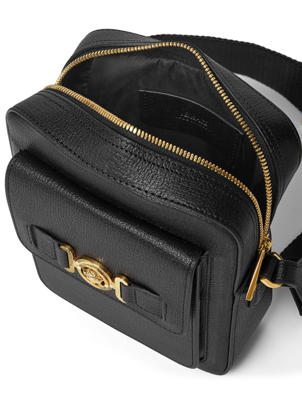 Medusa biggie leather crossbody bag