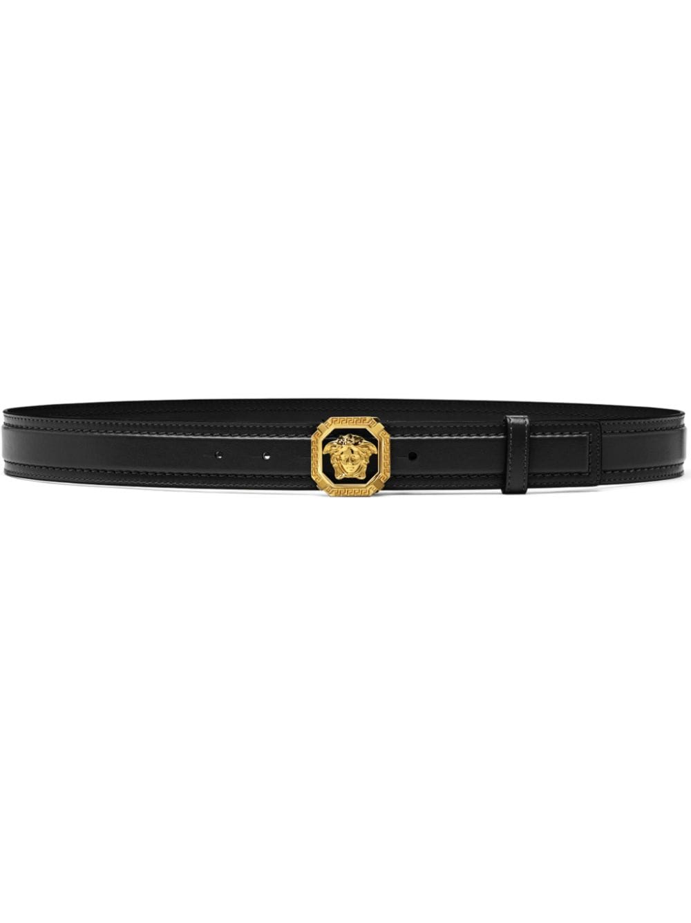 Medusa leather belt