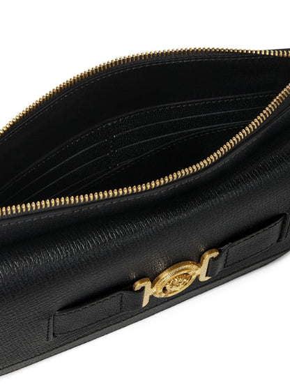 Medusa biggie leather small clutch bag