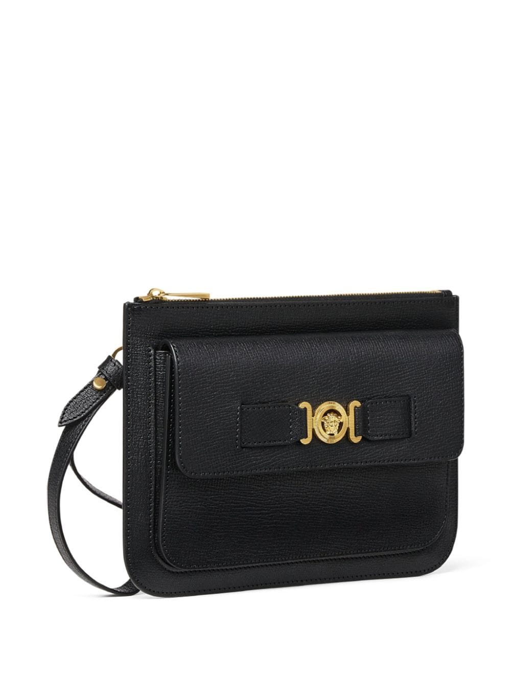 Medusa biggie leather small clutch bag