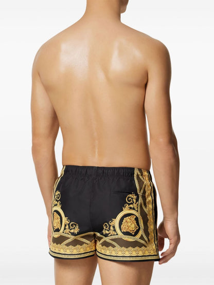 Barocco print swim shorts