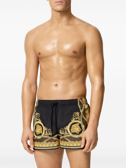 Barocco print swim shorts