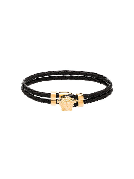 La medusa braided leather bracelet