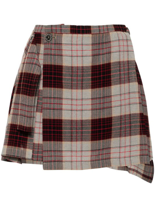 Check kilt skirt