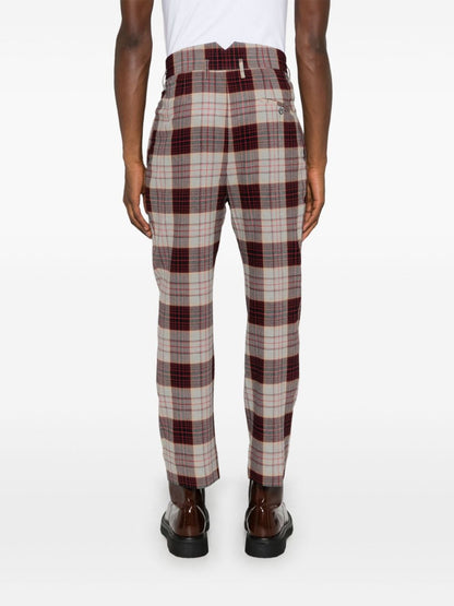 Check trousers
