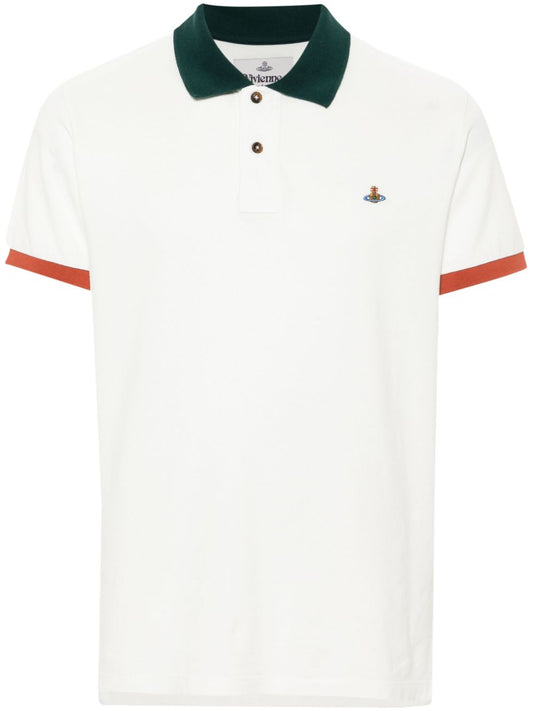 Logo cotton polo shirt