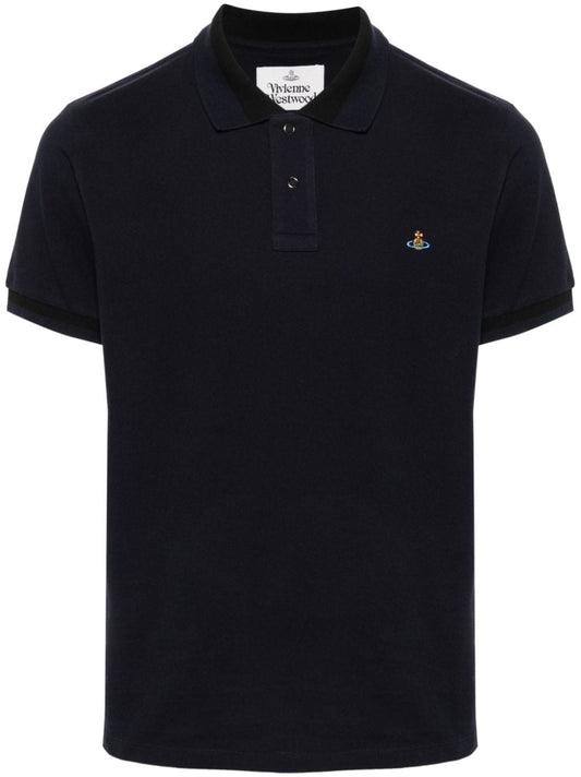 Logo cotton polo shirt