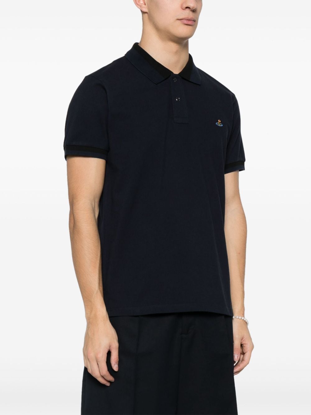 Logo cotton polo shirt