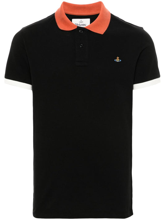 Logo cotton polo shirt