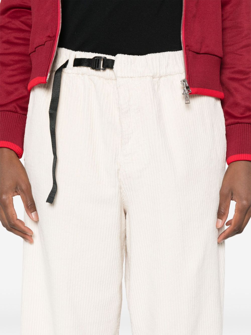 Cotton blend trousers