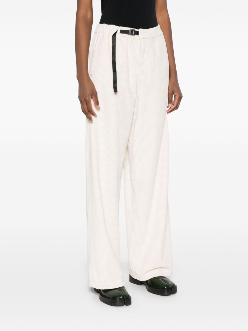 Cotton blend trousers