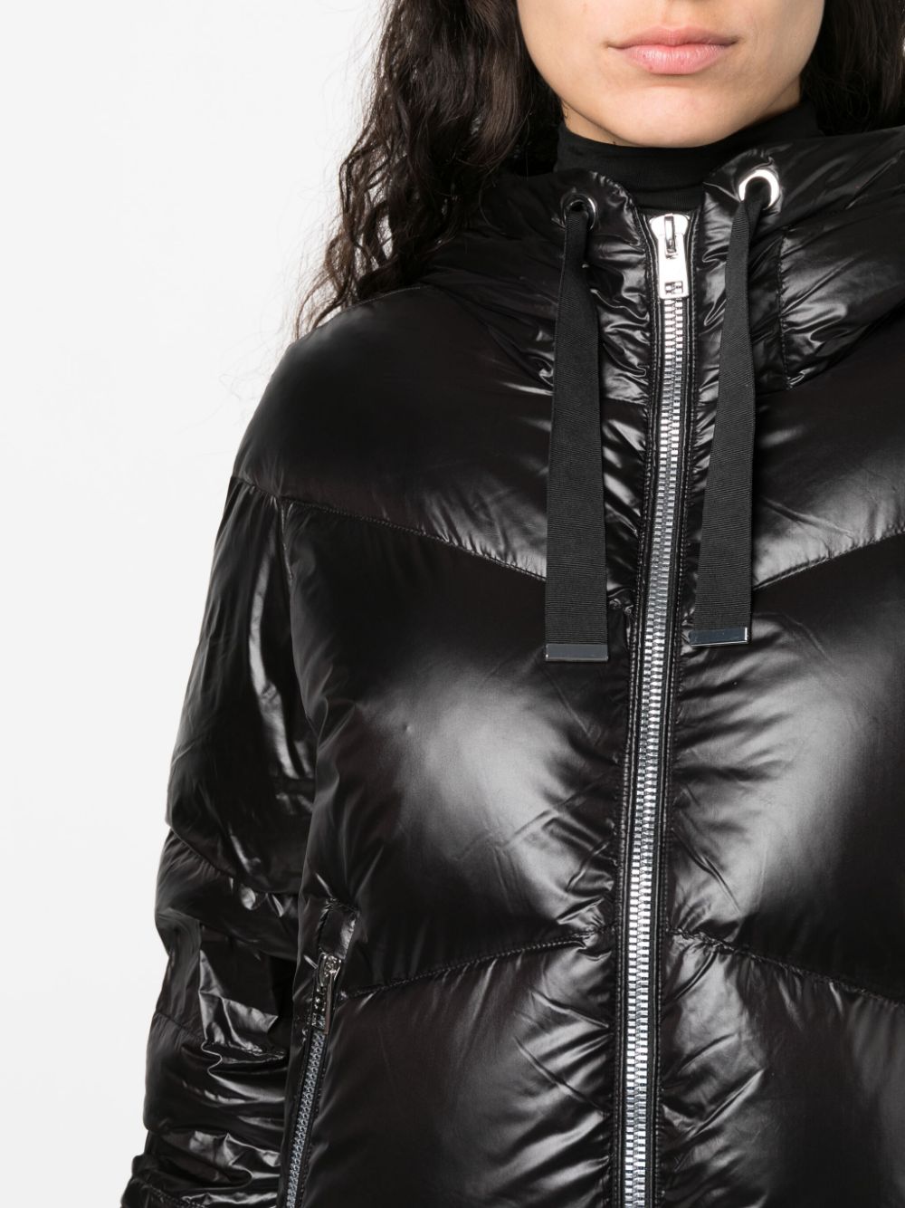 Nylon down jacket