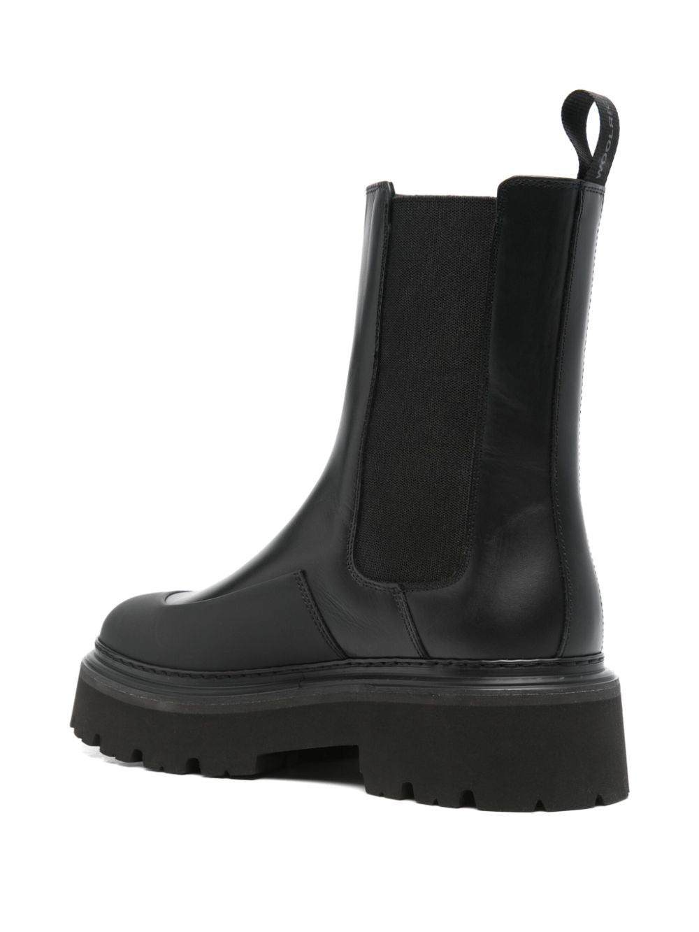 Leather chelsea boots