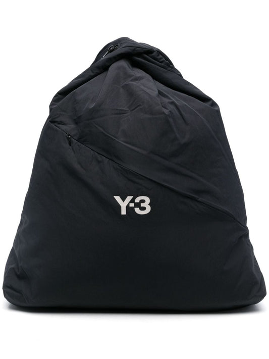 Logo nylon backpack