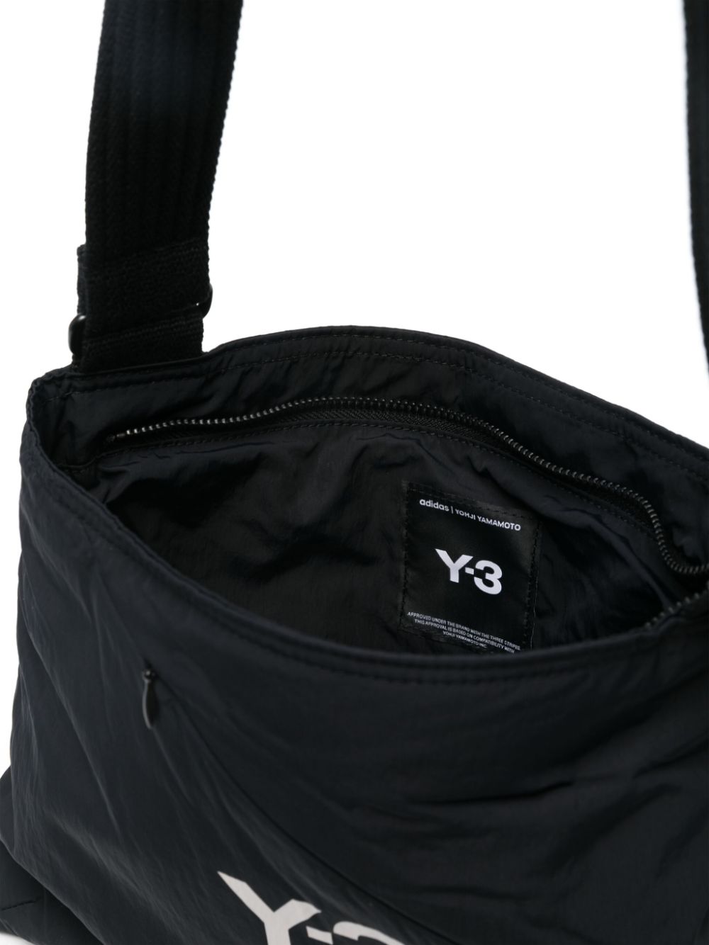 Logo nylon crossbody bag