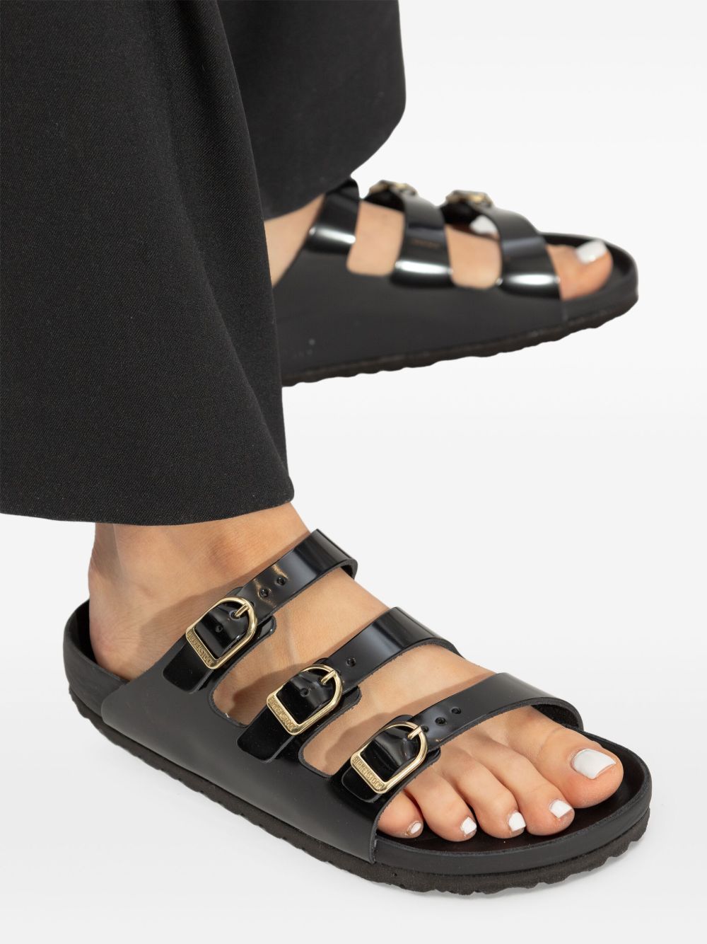 Florida patent leather sandals