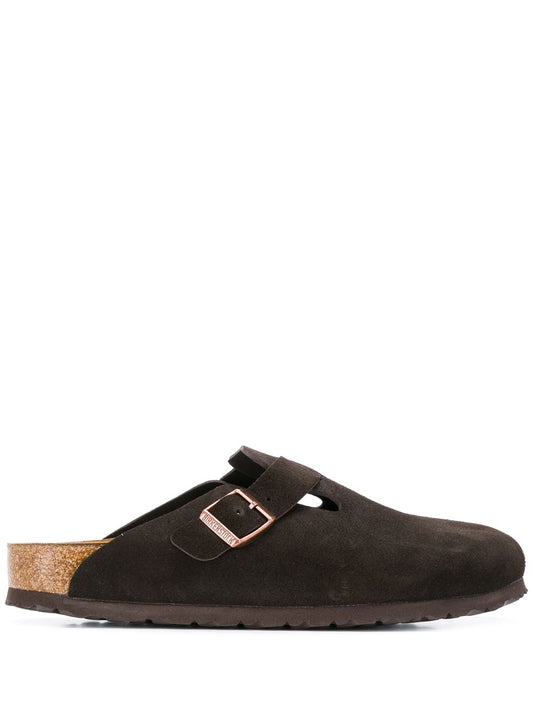 Boston suede leather slippers