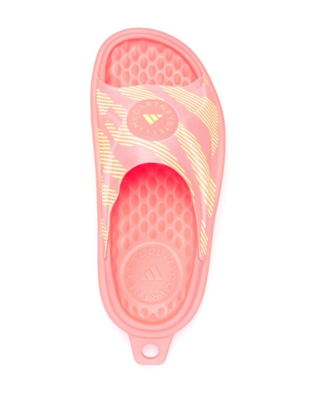 Printed rubber slides