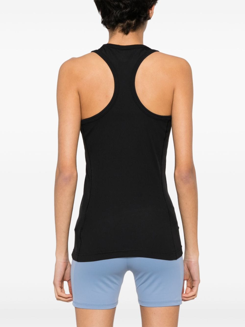 Logo ribbed tank top