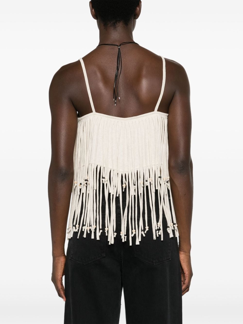 Monsoon fringed top