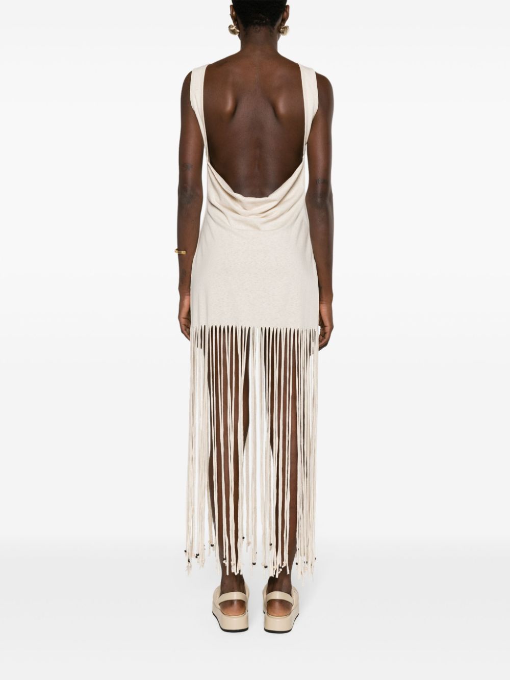 Monsoon fringed dress