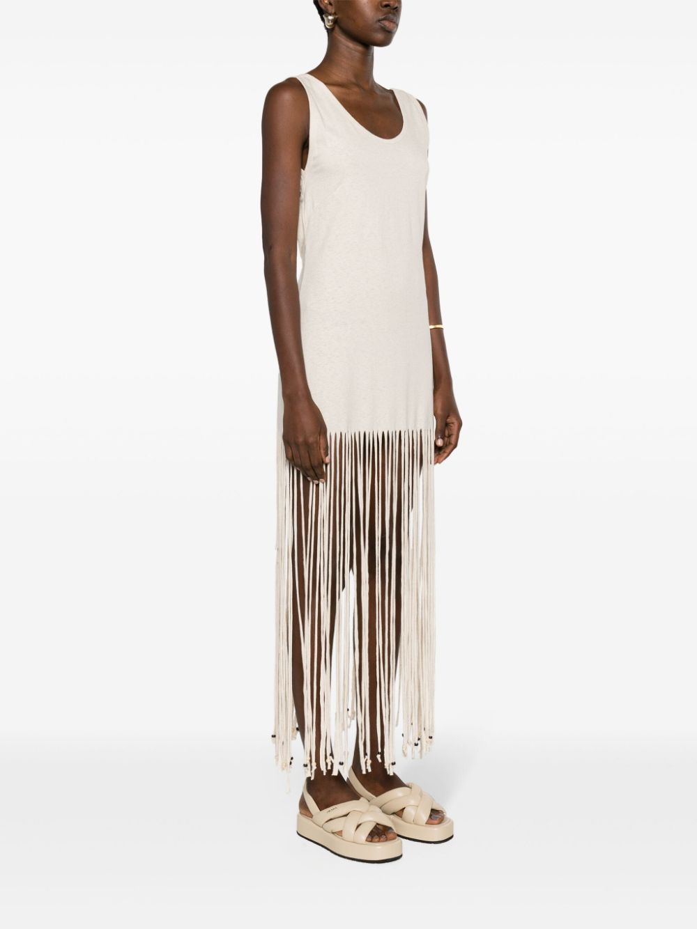 Monsoon fringed dress