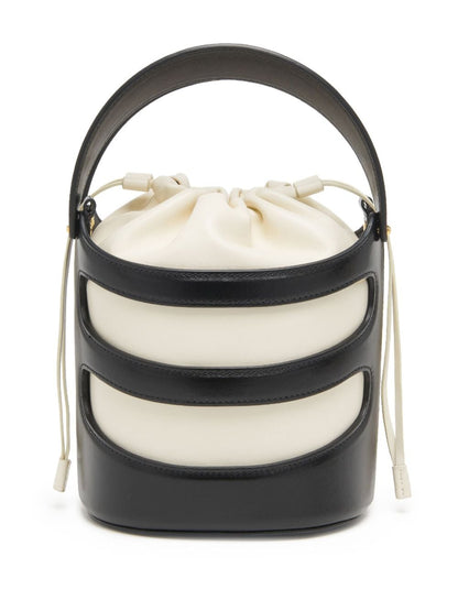 The rise leather bucket bag