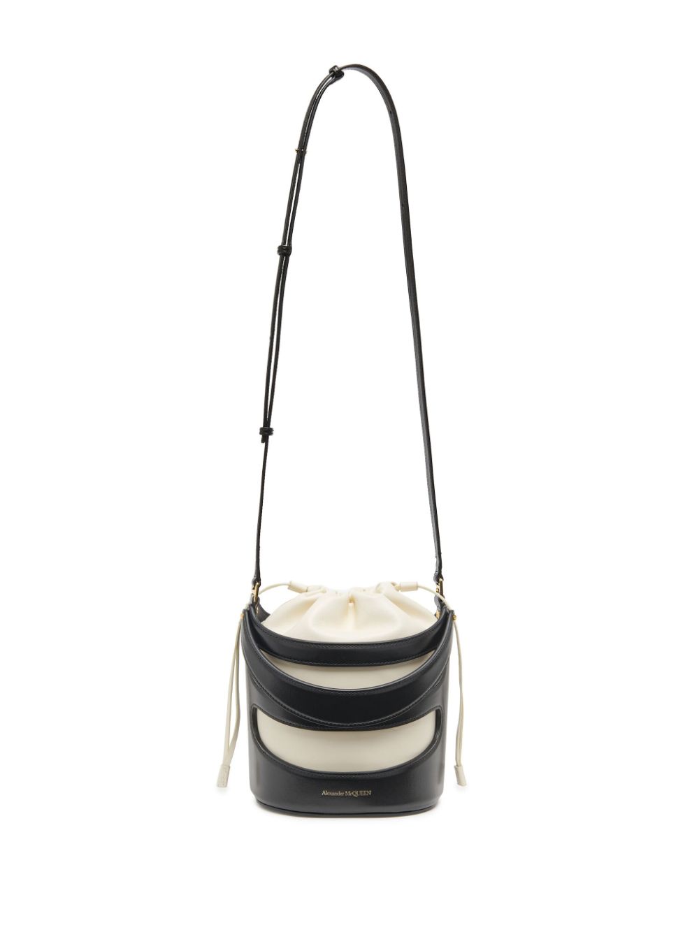 The rise leather bucket bag