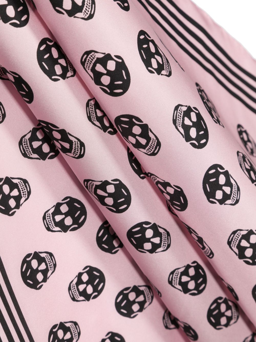 Skull silk scarf