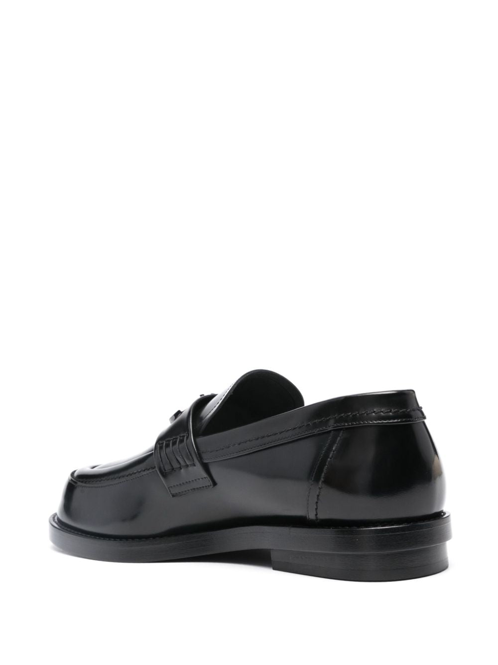 Seal leather loafers