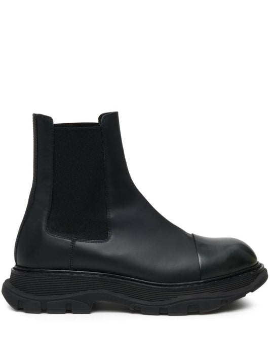 Leather chelsea boots