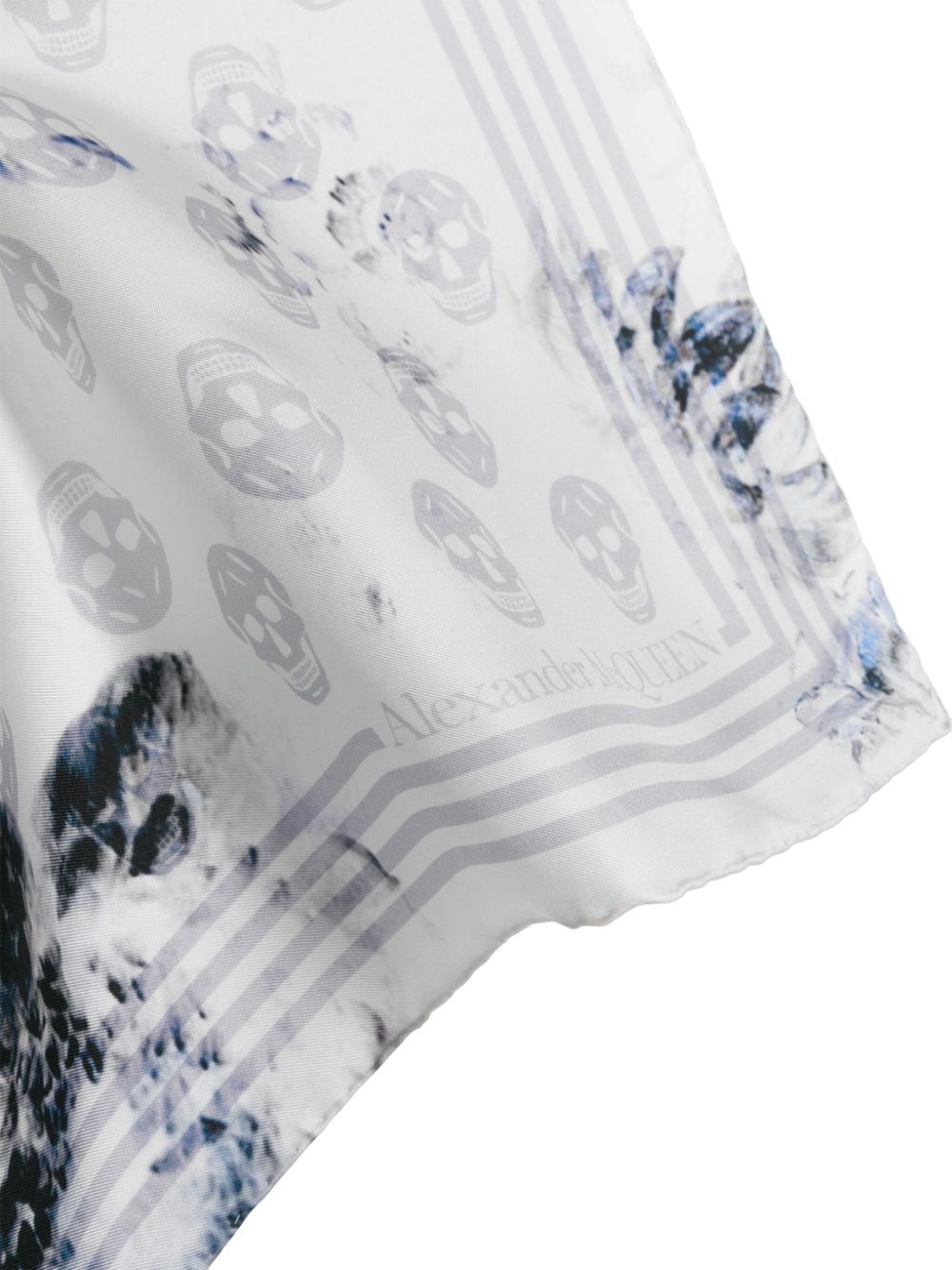 Printed silk scarf