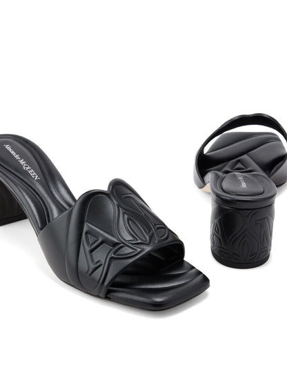 Seal leather sandals