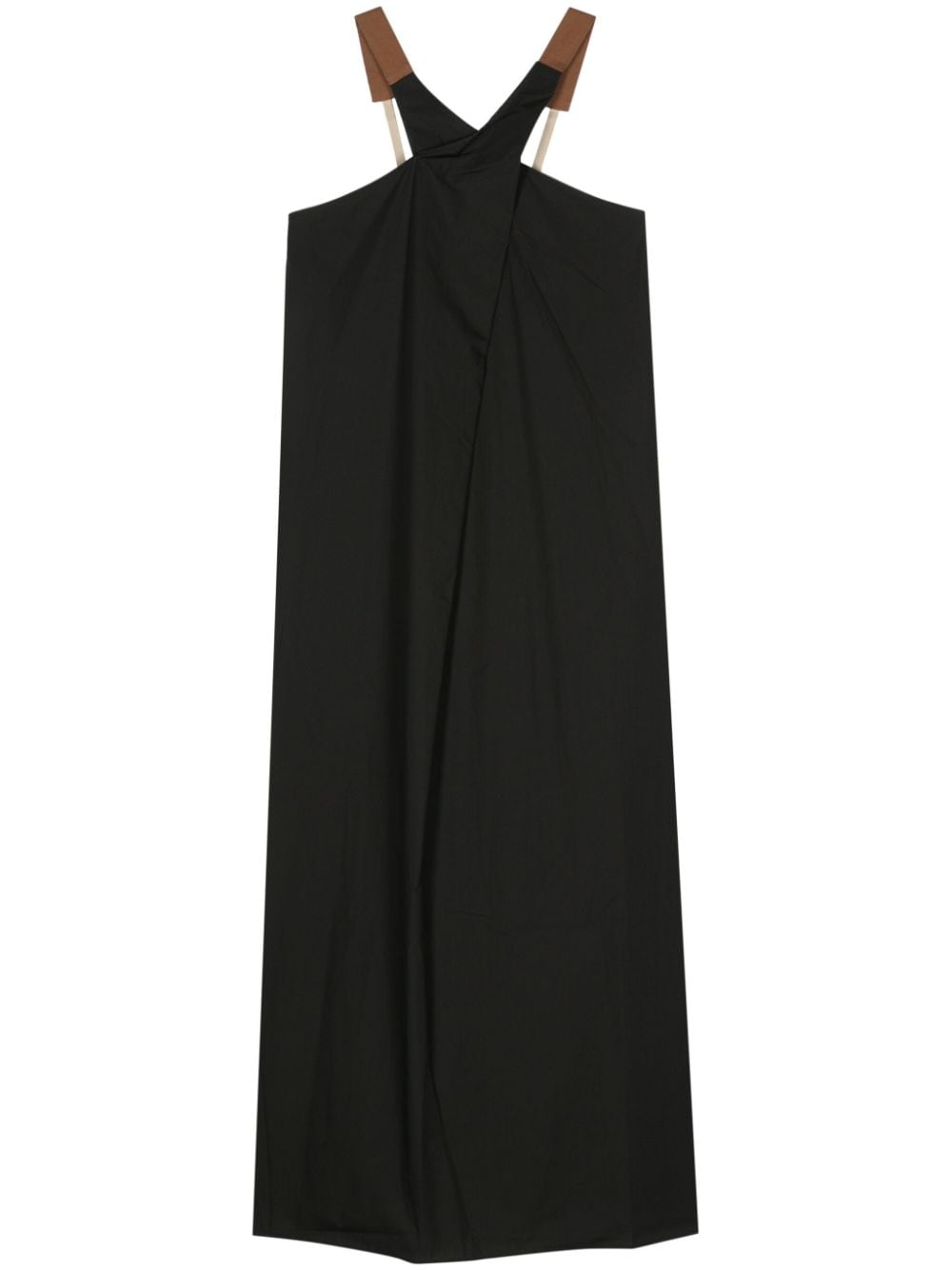 Poplin long dress