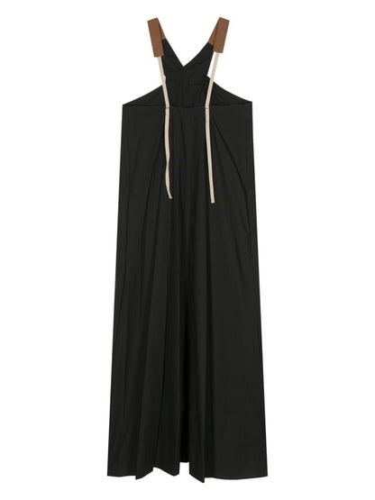 Poplin long dress