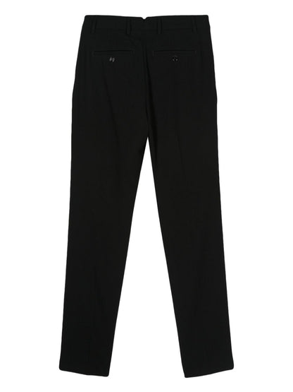 Wool cigarette trousers