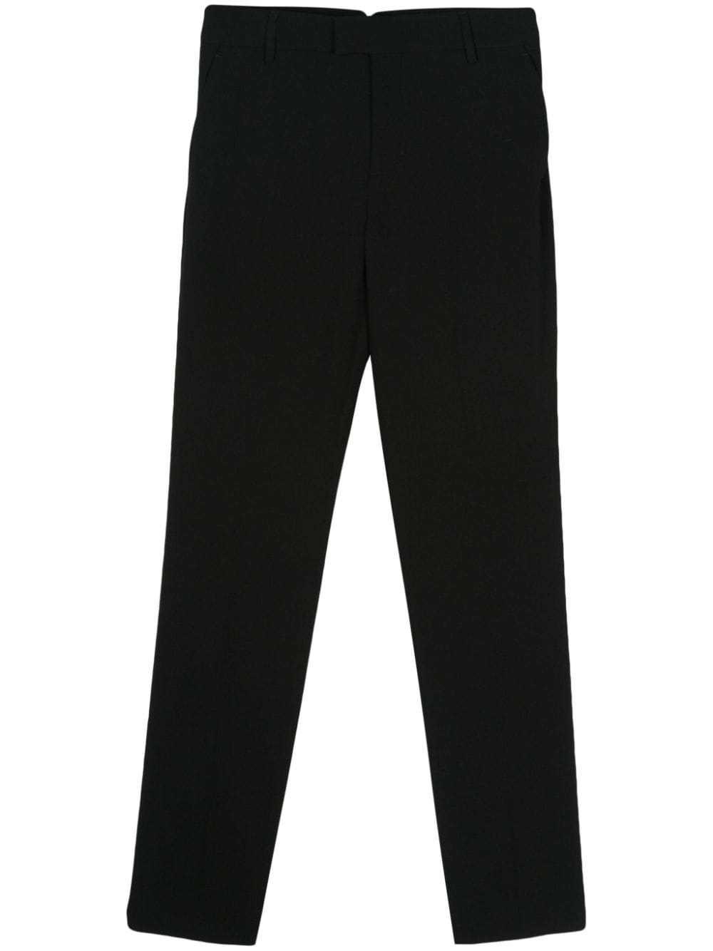 Wool cigarette trousers