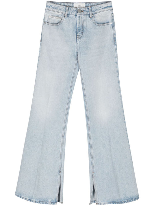 Flare leg denim jeans