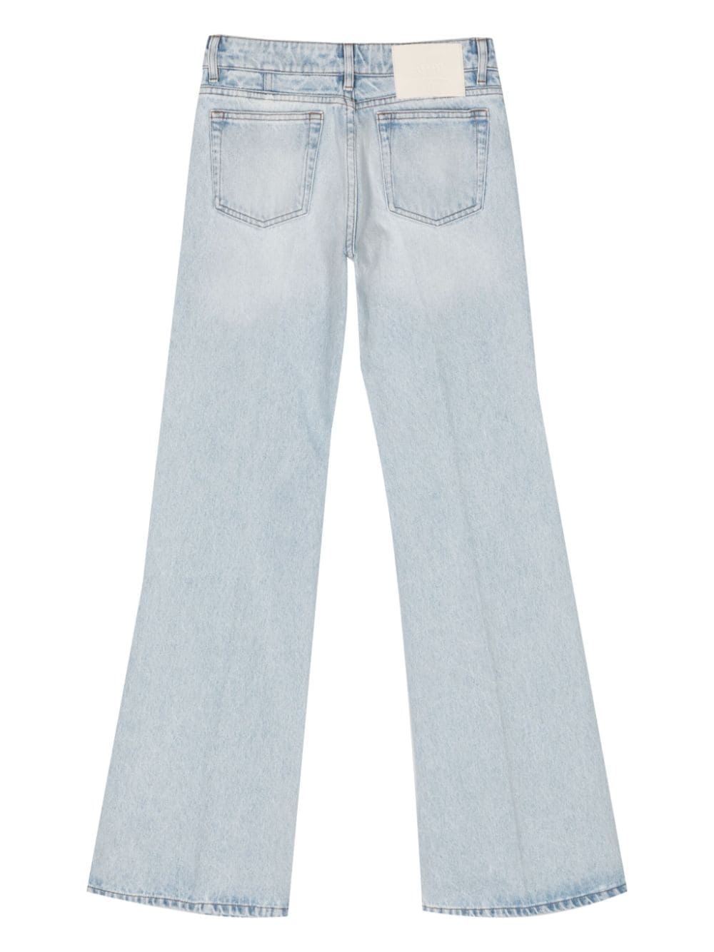 Flare leg denim jeans