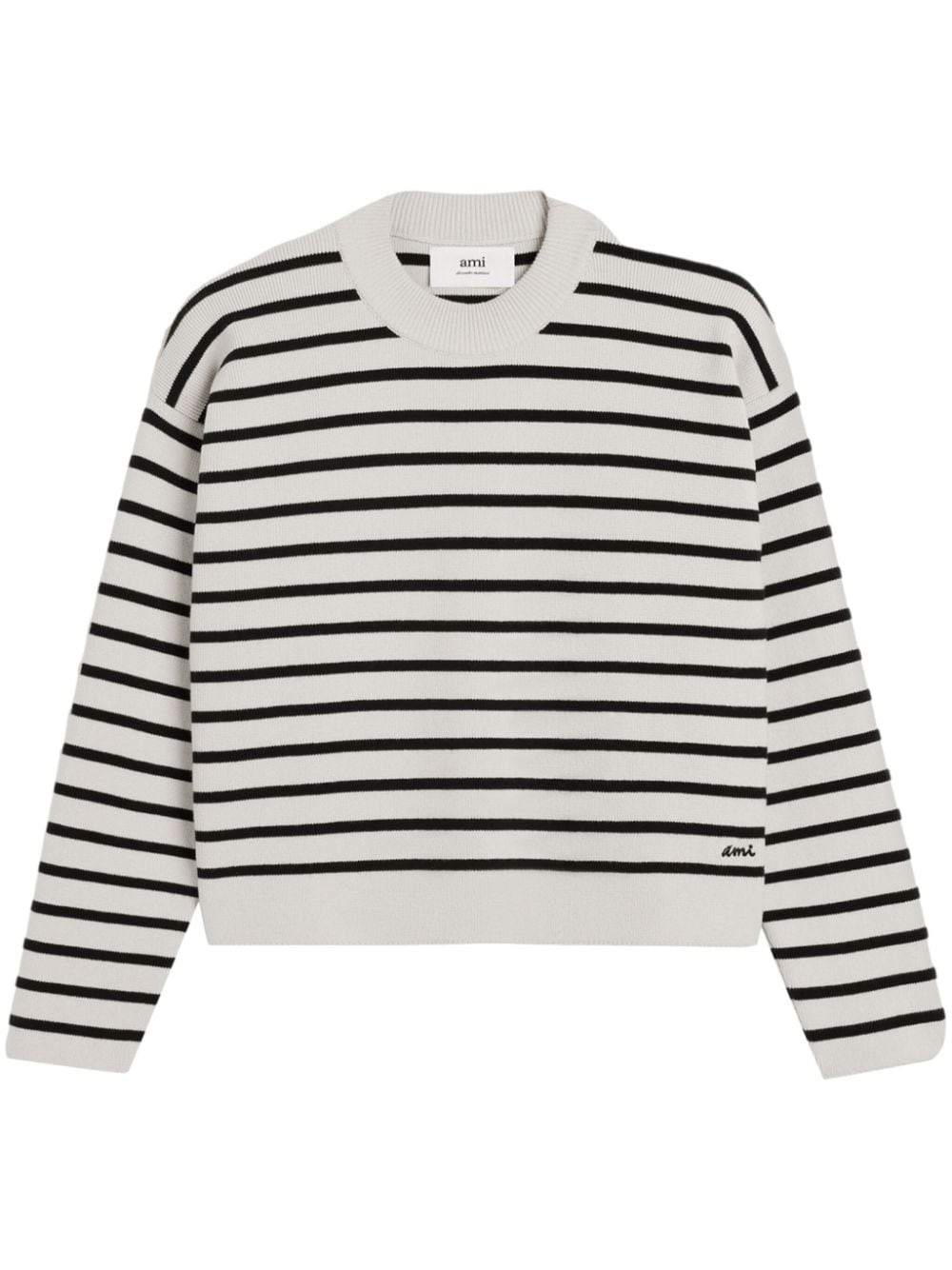 Striped organic cotton sweater