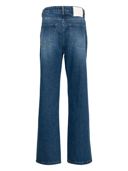 Straight fit denim jeans