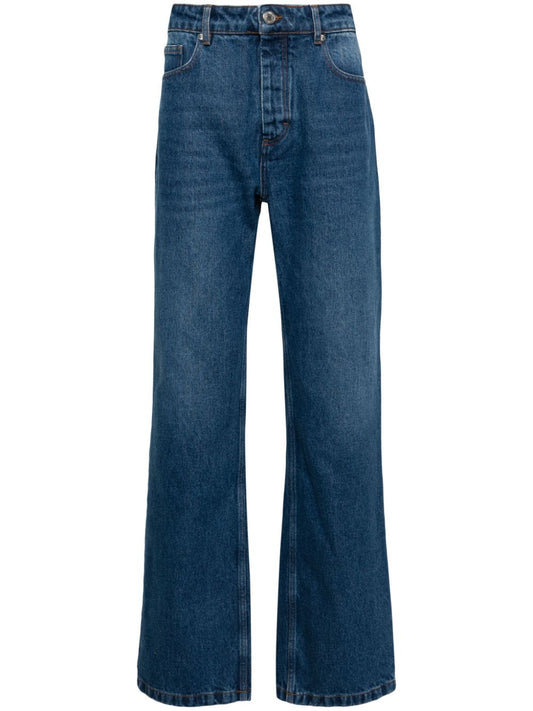 Straight fit denim jeans