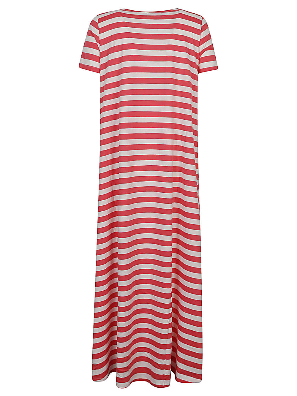 Striped cotton long dress